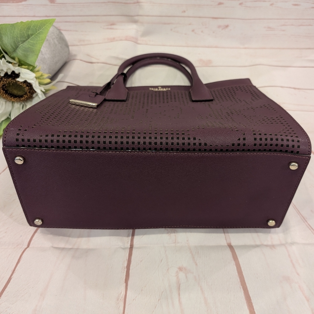 SALE EUC Kate Spade Cameron Street Perforated Candace Satchel - Picture 8 of 15